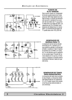 MM O N T
O N T A J E S
A J E S
D E
D E EE L E C T R O N I C A
L E C T R O N I C A
2
Circuitos Electrónicos 2
FUENTE DE 
ALTA