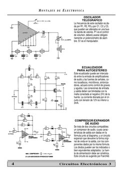 MM O N T
O N T A J E S
A J E S
D E
D E EE L E C T R O N I C A
L E C T R O N I C A
4
Circuitos Electrónicos 3
OSCILADOR 
TELEG