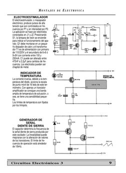 MM O N T
O N T A J E S
A J E S
D E
D E EE L E C T R O N I C A
L E C T R O N I C A
ELECTROESTIMULADOR
El electroestimulador, o