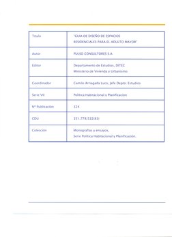 Guia de Diseño de Espacios Residenciales para Adultos Mayores PDF | PDF
