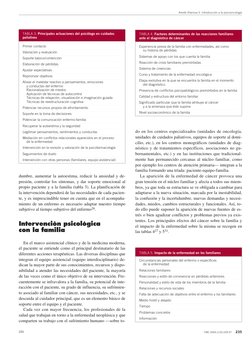dumbre, aumentar la autoestima, reducir la ansiedad y de-
presión, controlar los síntomas, y dar soporte emocional al
propio