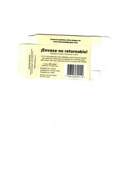 Conoce nuestros otros juegos en 
www.bureaudejuegos.com 
¡Envase no retornable! 
Prohibida su venta a menores de 18 años 
En
