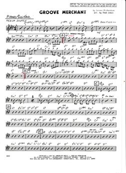 Groove Merchant Pno - Gui Thad Jones | PDF