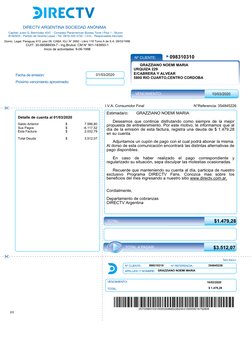 Nº CLIENTE:
Nº REFERENCIA:
APELLIDO Y NOMBRE:
VENCIMIENTO:
TOTAL:
TOTAL A PAGAR:
TOTAL:
Nº CLIENTE:
VENCIMIENTO:
Fecha de emi