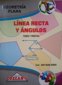 GEOMETRÍA 
PLANA 
LÍNEA RECTA 
Y ANGULOS 
TEORIA Y PRACTICA 
29 
40 
minimo valor entero 
11° 
Prof.: DIDY RICRA OSORIO 
Edit
