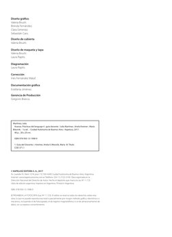 © KAPELUSZ EDITORA S. A., 2017
Av. Leandro N. Alem 1074, piso 7 (C1001AAR) Ciudad Autónoma de Buenos Aires, Argentina.  
Inte