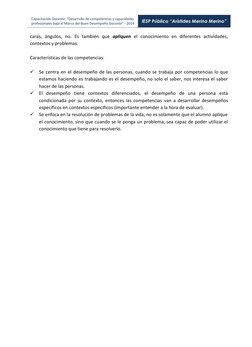 Capacitación Docente: “Desarrollo de competencias y capacidades 
profesionales bajo el Marco del Buen Desempeño Docente” - 20
