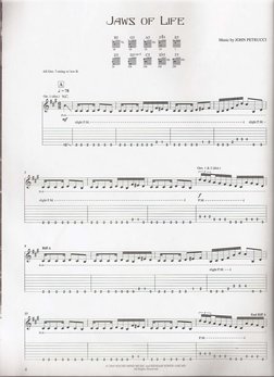 John Petrucci Suspended Animation　ギタータブ譜 John Petrucci - Suspended Animation Guitar Book PDF | PDF
