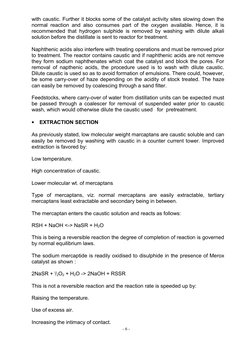 Merox Process Operating Manual | PDF | Chemical Substances | Chemistry