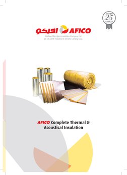 AFICO Thermal & Acoustical Insulation Guide | PDF | Thermal Insulation ...