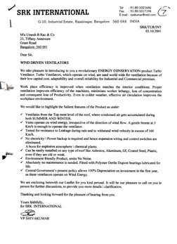 :,/
"
Tel: 
91-80-3321646
C
r
Fax: 
91-80-3317194 
.
E-mail 
: vpskumar@vsnl.com 
7
560 044
INDIA
G-I0, 
Industrial 
Estate,