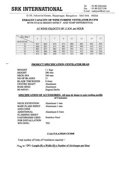 Tel: 
91-80-3321646
Fax: 
91-80-3317194
E-mail : vpskumar@vsnl.com
G-10, Industrial Estate, Rajajinagar, Bangalore -560 044.