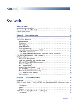 Contents
5
Contents
About This Guide 
11
About the Conversion Tool  . . . . . . . . . . . . . . . . . . . . . . . . . . . . .