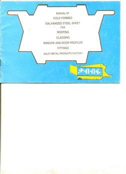 Kality Metal Specifications.pdf Kaliti Roof EGA and LTZ Manual | PDF | Building Engineering | Materials