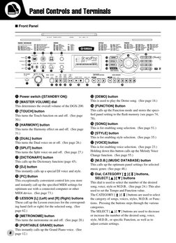 Yamaha DGX 200 E Owner Manual | PDF | Saxophone | Double Bass