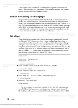 Black Hat Python Python Programming For Hackers and Pentesters | PDF ...
