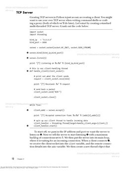 Black Hat Python Python Programming For Hackers and Pentesters | PDF ...
