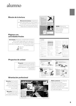 Proyecto. En él se pueden aplicar 
de forma práctica los contenidos  
trabajados en la unidad. El proceso  
aparece detallado