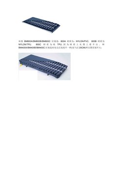 床垫BM800A/BM800B/BM800C 区别是：800A 材质为：NYLON/PVC.  800B 材质为
NYLON/TPU.  800C
材质为纯
TPU. 因为材质上从图上看不出。和
BM400A/BM400B/BM400C