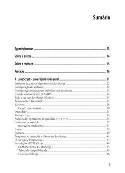 5
Sumário
Agradecimentos................................................................................................. 13