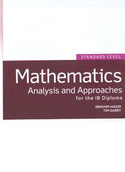 IB Mathematics Analysis and Approaches SL | PDF
