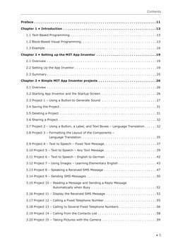 
● 5
Preface  .  .  .  .  .  .  .  .  .  .  .  .  .  .  .  .  .  .  .  .  .  .  .  .  .  .  .  .  .  .  .  .  .  .  .  .  .