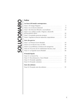 1
Índice
Las bases del mundo contemporáneo
Tema 1. El Antiguo Régimen . . . . . . . . . . . . . . . . . . . . . . . . . . . .