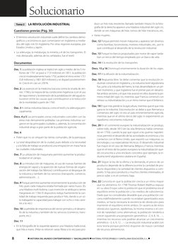 8
 HISTORIA DEL MUNDO CONTEMPORÁNEO 1.° BACHILLERATO  MATERIAL FOTOCOPIABLE © SANTILLANA EDUCACIÓN, S. L. 
Solucionario
LA