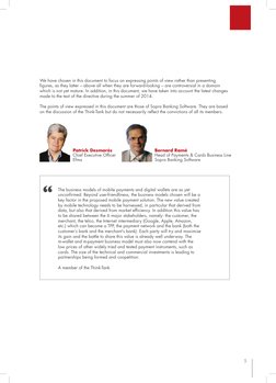 5
We have chosen in this document to focus on expressing points of view rather than presenting 
fi gures, as they latter – ab