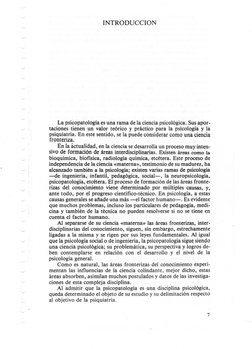INTRODUCCION 
La psicopatología es una rama de la ciencia psicológica. Sus apor-
taciones tienen un valor teórico y práctico