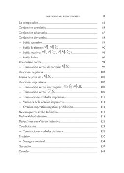 coreano para principiantes	
11
La comparación..............................................................................