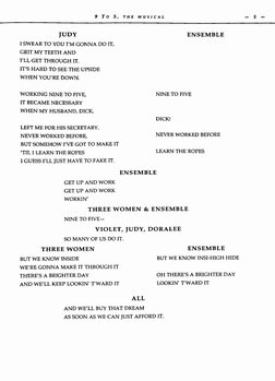 9 To 5 Script | PDF