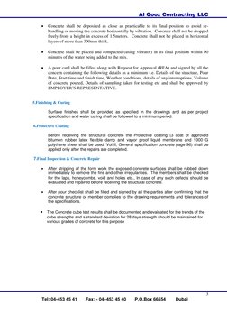 Method Statement for Concrete Blinding | PDF | Concrete | Safety