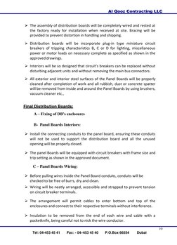 Al Qooz Contracting LLC 
 
Tel: 04-453 45 41       Fax: - 04–453 45 40       P.O.Box 66554        Dubai  
10 
 
 
 The assem