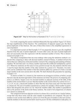 92  Chapter 3
It is worth comparing this answer with that obtained by the map method. Figure 3-27 shows 
the map simplificati