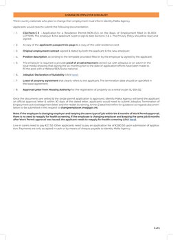 CEA Form C3: Change of Employer Guide | PDF | Identity Document | Lease