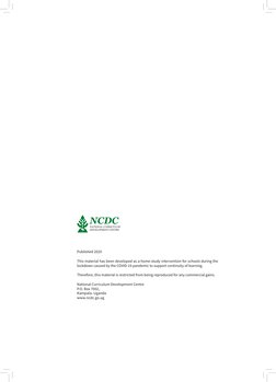 Published 2020
This material has been developed as a home-study intervention for schools during the  
lockdown caused by the