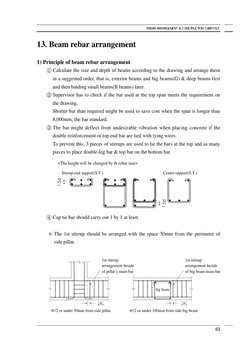 Rebar Assemblying Process.pdf Beam Rebar Arrangement Guidelines | PDF | Beam (Structure) | Column