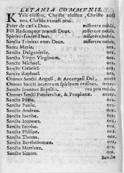 L E T A I ^ t A 
CO MMVNIS. 
K
Yrie cleifon. Chrirtc eleifon , Chrifte aud} 
nos. Chrirte exaudí pos* 
Pacer de caeHs Deus.