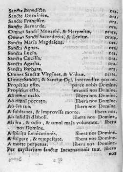 Sa ti&p Do m fn fce. 
0t| f 
Samfte Francirce. 
pr^ 
Saiifte Beroarcb. 
or#f 
Ornnes Sanéci Monachi, & Herem'tias. 
pf^f. 
Om