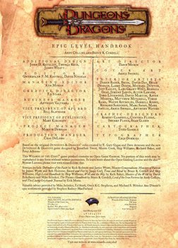 D&D 3.5 - Epic Level Handbook | PDF | Wizards Of The Coast Games
