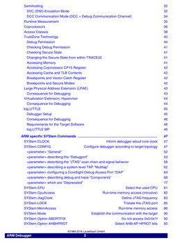 ARM Debugger
     2     
  
©1989-2016 Lauterbach GmbH
                  Semihosting
32
                     SVC (SWI) Emul