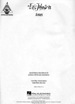 Eric Johnson - Tones Songbook | PDF