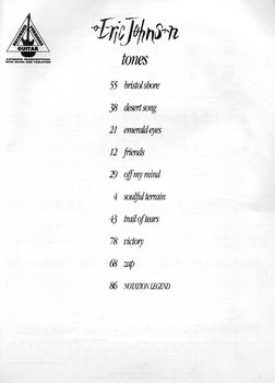 Eric Johnson - Tones Songbook | PDF