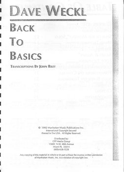 Back To Basics (Dave Weckl) | PDF | Percussion Instruments | Drumming