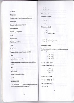 lillr
i
(A' B¡t=3t ' ¡t
Matriz regular
Una matriz regular es una matriz cuadrada que tiene inversa-
Matriz singular
Una matri