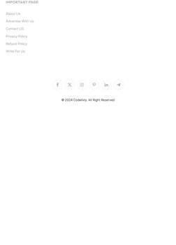 IMPORTANT PAGE
About Us (https://www.codelivly.com/about-us/)
Advertise With Us (https://www.codelivly.com/advertise-with-us/