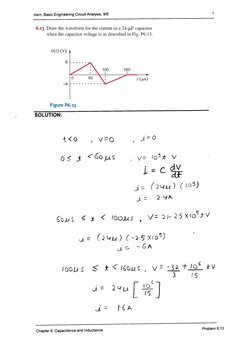Circuit Analysis Solutions Overview | PDF | Capacitor | Electrical Network