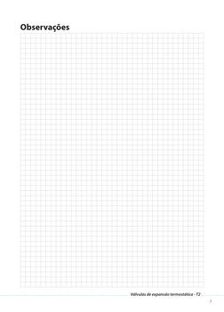 7
Observações
Válvulas de expansão termostática - T2
