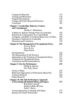 Comparison Research 
Training and Motivation 
Program Development 
Critique and Future Research Directions 
Conclusion 
Chapt